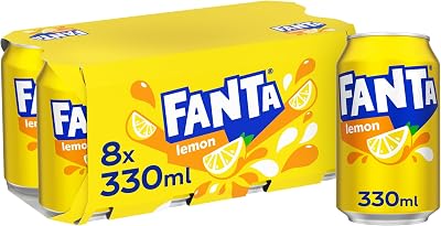 Fanta Lemon 8 x 330ml Official Beetle juice Packaging may vary