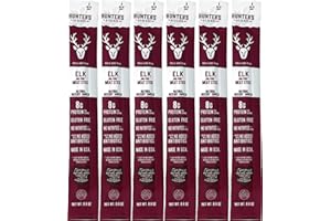 PEN KIT MALL 6 Count - Hunter's Reserve - PKM - Exotic Meat Trail Sticks - 6 Count - Adventure You Can Taste - Wild Game Exotic Jerky Meat Sticks (Elk)