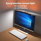 Gugxiom Curved Monitor Light Bar Eye Caring PC LED Lamp 3 Color RGB Black 5V view 4