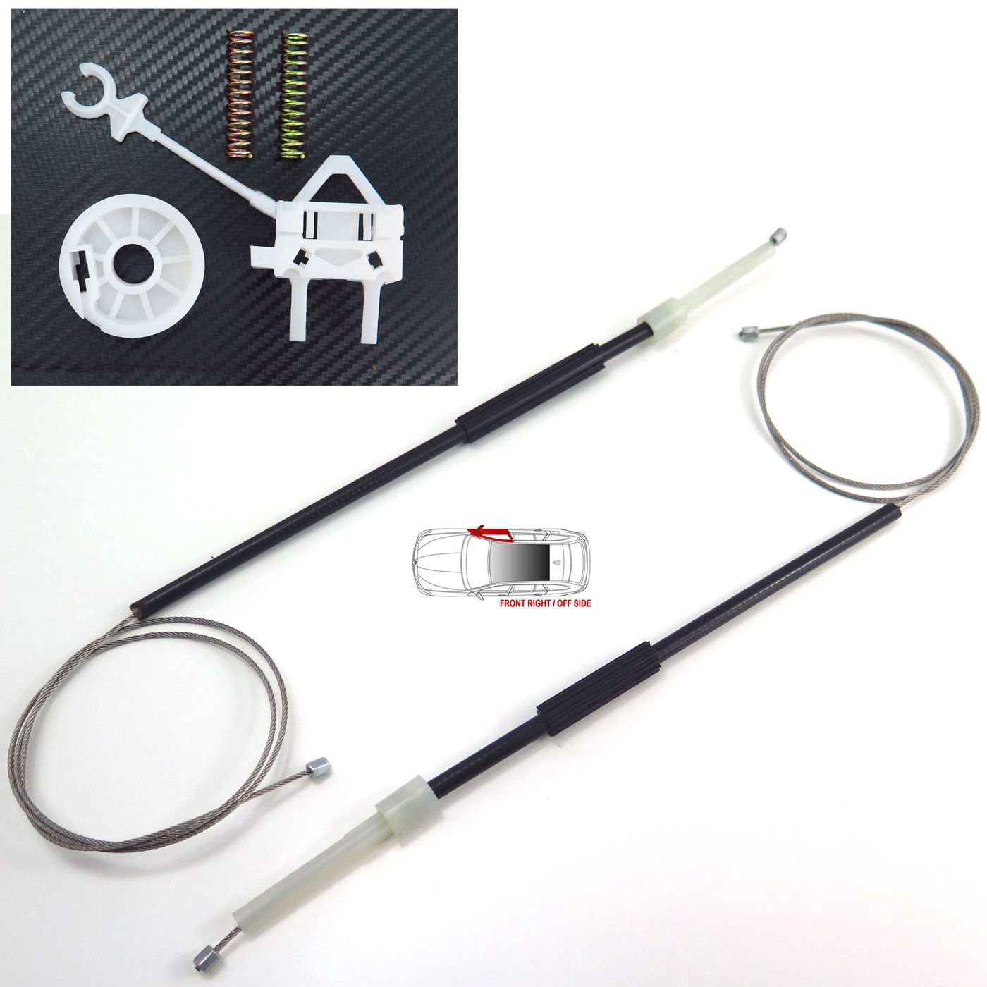 FIAT DOBLO ELECTRIC WINDOW REGULATOR REPAIR KIT FRONT RIGHT 20012010