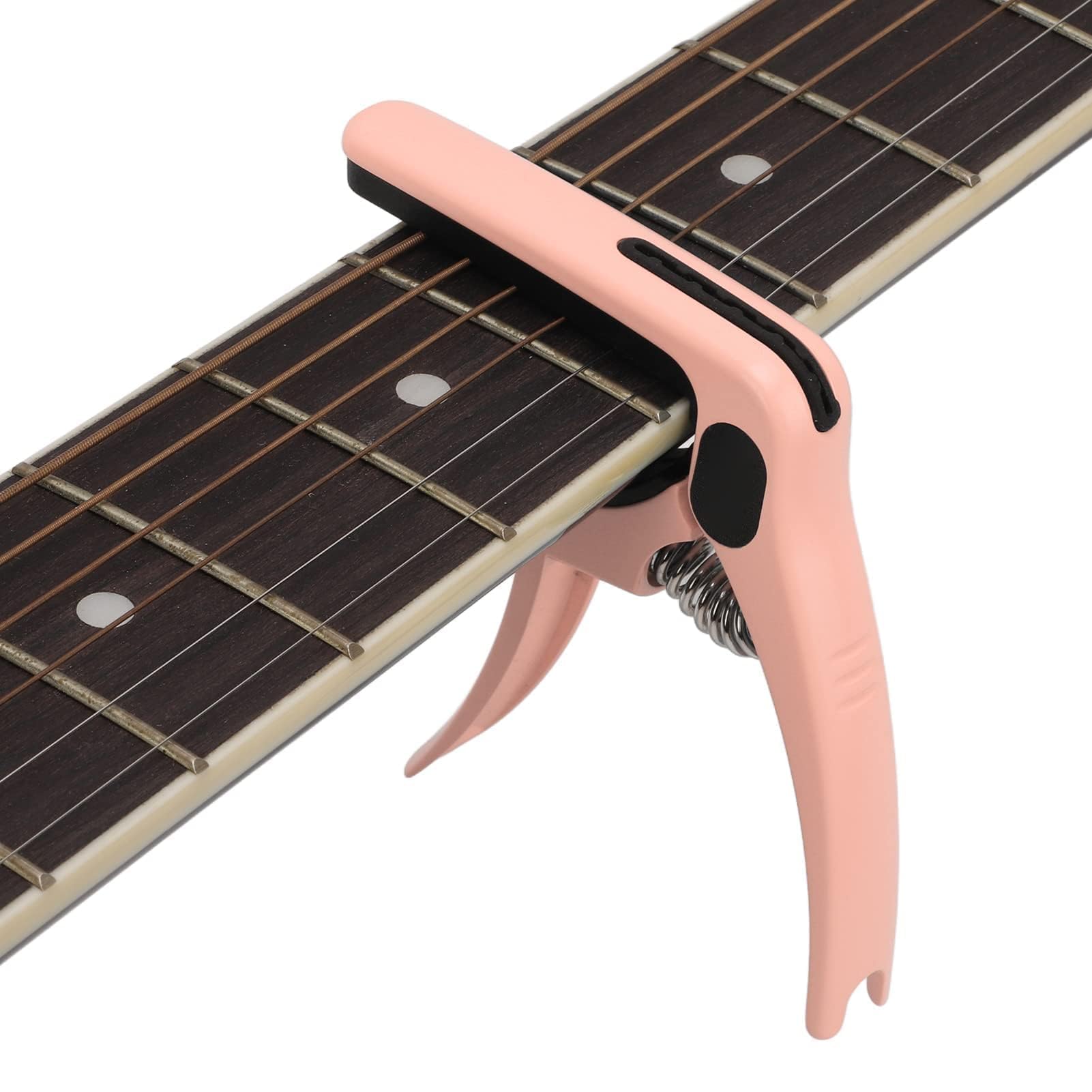 Capos for Acoustic Guitars, Electric Guitar and Ukulele Capo with Bag, Lightweight Quick Change Guitar Capo Clamp for Acoustic/Electric Guitars, Bass, Mandolin, Banjo, Ukulele (Pink)