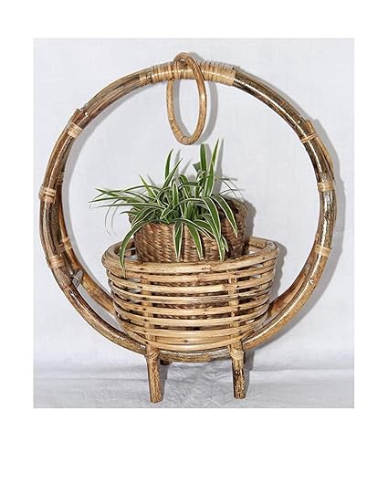 A & A Creations Wall Hanging Bamboo Container from Bamboo City Named Bareilly