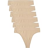 Balanced Tech Moisture Wicking Underwear for Women, Seamless Workout Thongs Quick Dry Travel Thong Panties