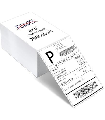 4 x 6 Direct Thermal Labels White Fanfold Perforated 4 x 6 Direct Thermal Labels White Fanfold Perforated