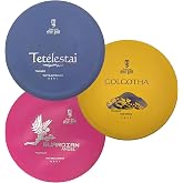 True Par 3 Disc Golf Set | Disc Golf Putter, Midrange, and Distance Driver | Beginner Friendly Disc Golf Set for New to Advanced Players | Colors Will Vary | 170-181g