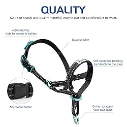 Pawaboo Dog Halter Pet Safe Control - Nylon