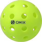 Onix Pure 2 Outdoor Pickleball Balls Specifically Designed and Optimized for Pickleball Neon Green 6-Pack