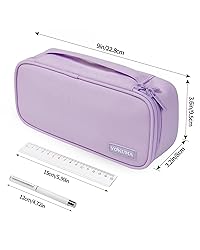 YOKUMA Cute Pencil Case for Girls, Large Pencil