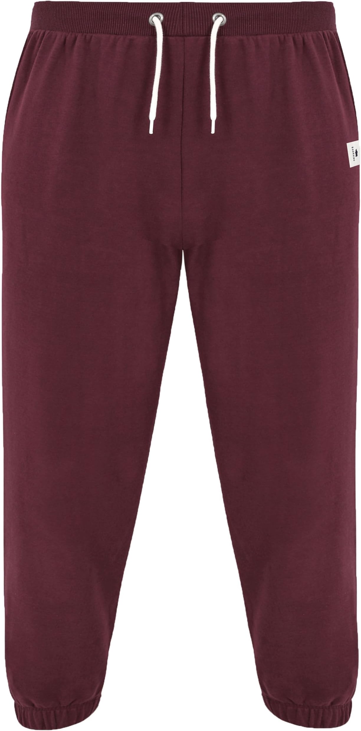 Badrhino Mens Big and Tall Basic Sweat Joggers with Pockets