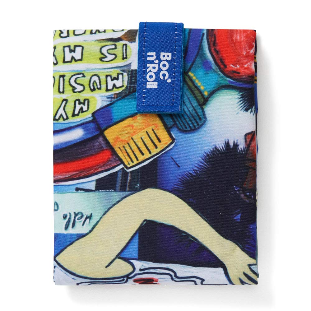 Roll’eat® Stereo - Boc’n’Roll Teens | Reusable Sandwich Wrap | Sandwich Container | Eco-Friendly Food Bag | Washable