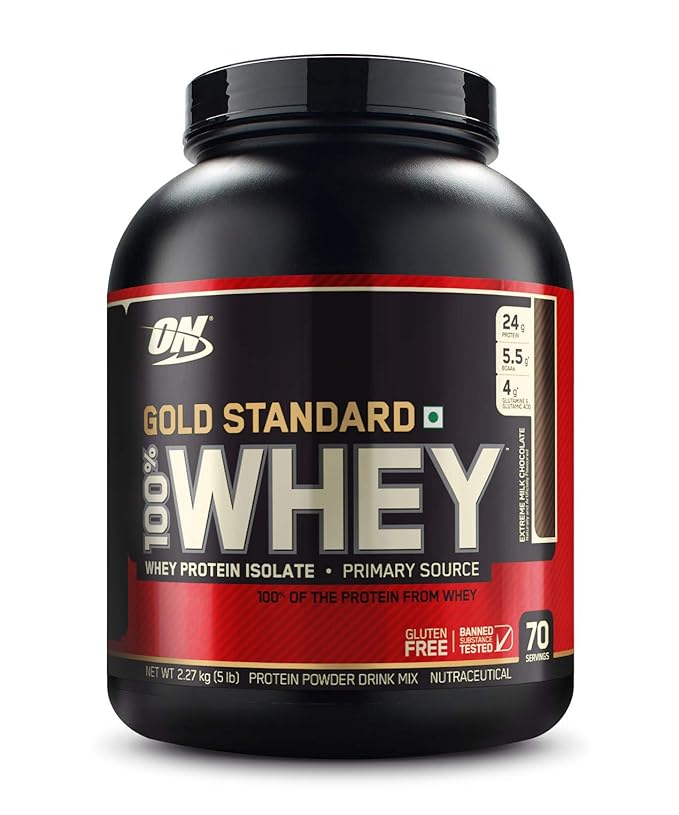 Optimum Nutrition (ON) Gold Standard 100 Whey Protein Powder 5 lbs