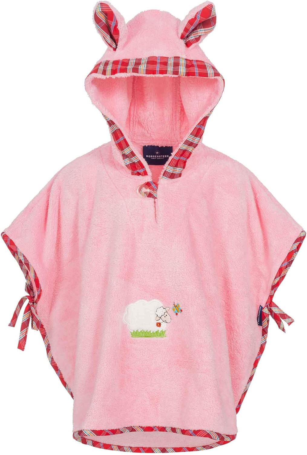 morgenstern-poncho-de-ba-o-infantil-microfibra-color-rosa-amazon