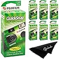 Fuji Film Quicksnap Flash Disposable Camera 400 Iso, 6 Pack, 35mm Camera, 27 Exp, Balveli Coth, Fuji Film Disposable Camera Bulk, 6 Pack of Fuji Disposable Cameras, Fuji Film Disposable Film Camera