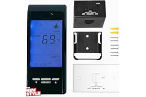 THE-NEW-STYLE Touch Screen Programmable Thermostat Remote Control Kit,for Ambient Majestic Vermont-castings skytech monessen etc,Millivolt Gas Valve Fireplaces and Stoves