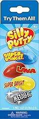 Crayola Silly Putty Specialty Variety Pack, 4 Ct, Fidget Toys for Kids, Sensory Putty