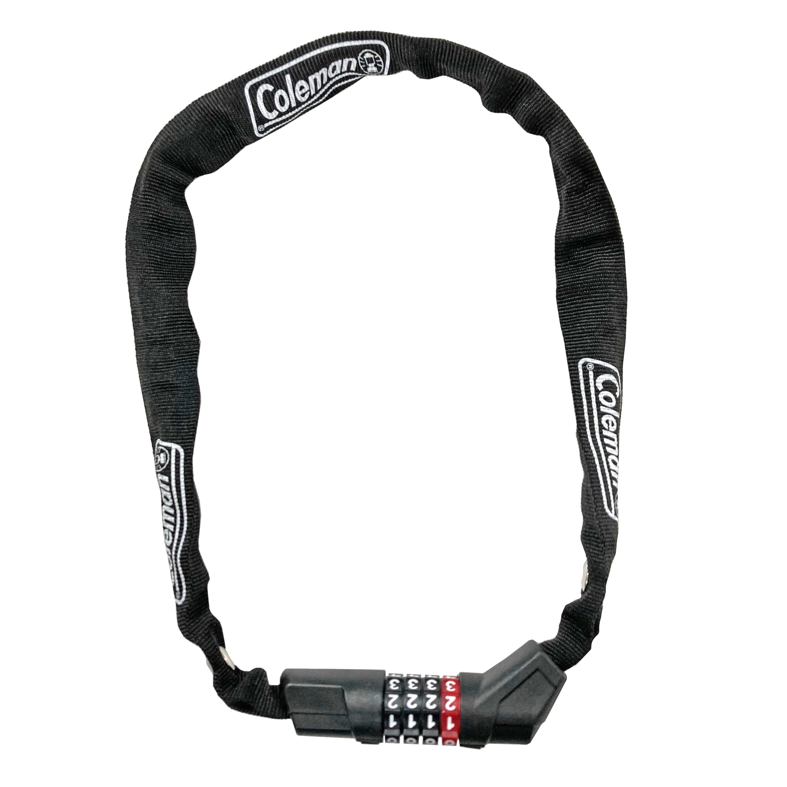 コールマン(Coleman) 自転車用 サイクルロック カギ 4桁 ダイヤル チェーンロック スリーブ入り商品画像