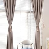 Pretty Jolly 2 Pack Long Tassel Curtain Tiebacks Dark Beige Handmade Braided view 4