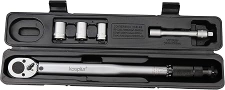 12 Inch Drive Click Torque Wrench 6pcs Set 10 150 Ft Lb 136 2035 Nm By Kauplus