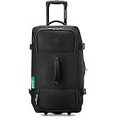United Colors of Benetton Now! Two Wheeled Rolling Duffle Bag