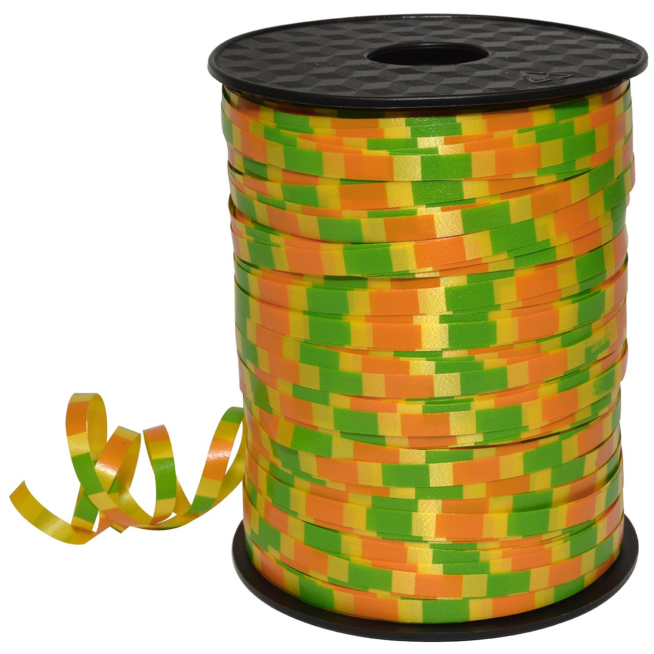 Morex Ribbon Harlekin Curling Ribbon, Orange, 3/16" X 500 yd