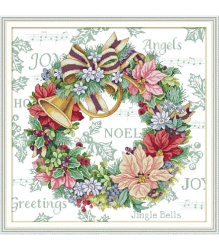 DIM クロスステッチキット Wreath Of All Seasons  Dimensions Needlecrafts Counted Cross Stitch Wreath Of All Seasons ディメ Amazon | DIM クロスステッチキット Wreath Of All Seasons