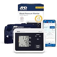 A&D Medical Multi-User Bluetooth Blood Pressure Monitor for Home Use - UA-770CNBLE - Wide Range Cuff (8.6-16.5" / 22-42cm) Up