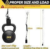 otuiaim Retractable Drill Lanyard 160cm 5KG Tool Tether Carabiner Safety Cord view 4