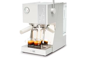 Gevi Commercial Espresso Machine 20Bar with Smart OPV Coffee Makers, Milk Frother & 58mm Portafilter, Dual Display Stainless Steel Cappuccino Maker for Home, Great Gift