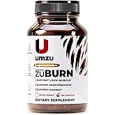 UMZU ZuBurn Energy Support Supplement, (30 Day Supply) – Caffeine Mitoburn Capsimax Grains Of Paradise B6 & B12 – Energy Supplements For Daily Energy, Focus & Active Lifestyle Support General Wellness