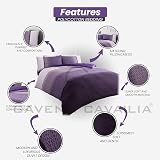 Gaveno Cavailia Urban Ombre Bed Set Duvet Cover Purple Double 200x200 view 2