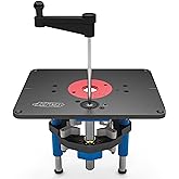 Kreg PRS5000 Precision Router Lift - Router Table Lift System - Durable Router Plate Insert - Router Table Plate Insert - for