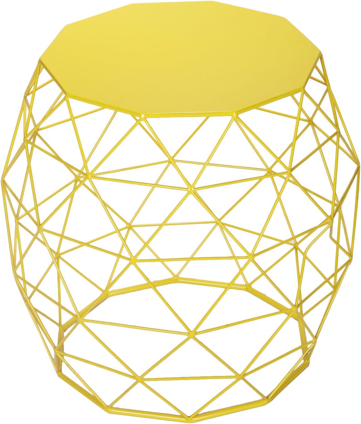 Amazon Com Joveco Side End Accent Coffee Table Indoor Nightstands Yellow Tone Furniture Decor