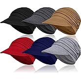 Wimnkuv 6 Pieces Soft Cancer Headwear for Women, Classic Baseball Cap Chemo Hats for Hair Loss