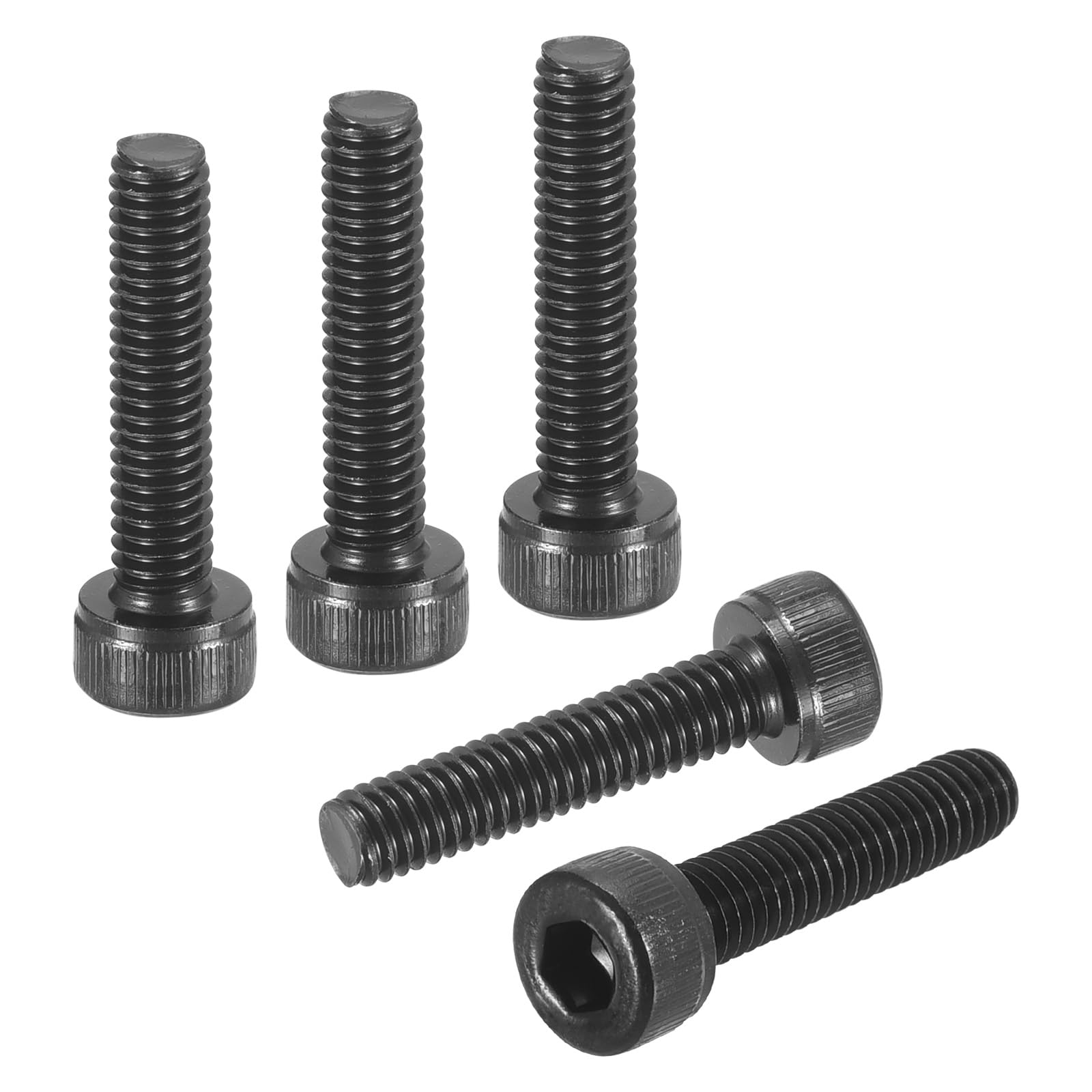 DTGN M4-0.7x18 Socket Head Cap Screws Bolts - 50Pack - Good for Road Bicycle, Mountain Bike, Auto, Motorcycle - Carbon Steel Hex Head Metric Screws, Black