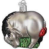 Old World Christmas Eeyore Glass Blown Ornament for Christmas Tree, Handcrafted Holiday Decoration, Winnie The Pooh Collection