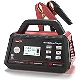 TowerTop 2/10/25 Amp 12V Smart Car Battery Charger, Fully Automatic Battery Maintainer with Engine Start, Auto Desulfator, Battery Repair, Winter Mode, for AGM, STD, Gel, Deep Cycle Batteries