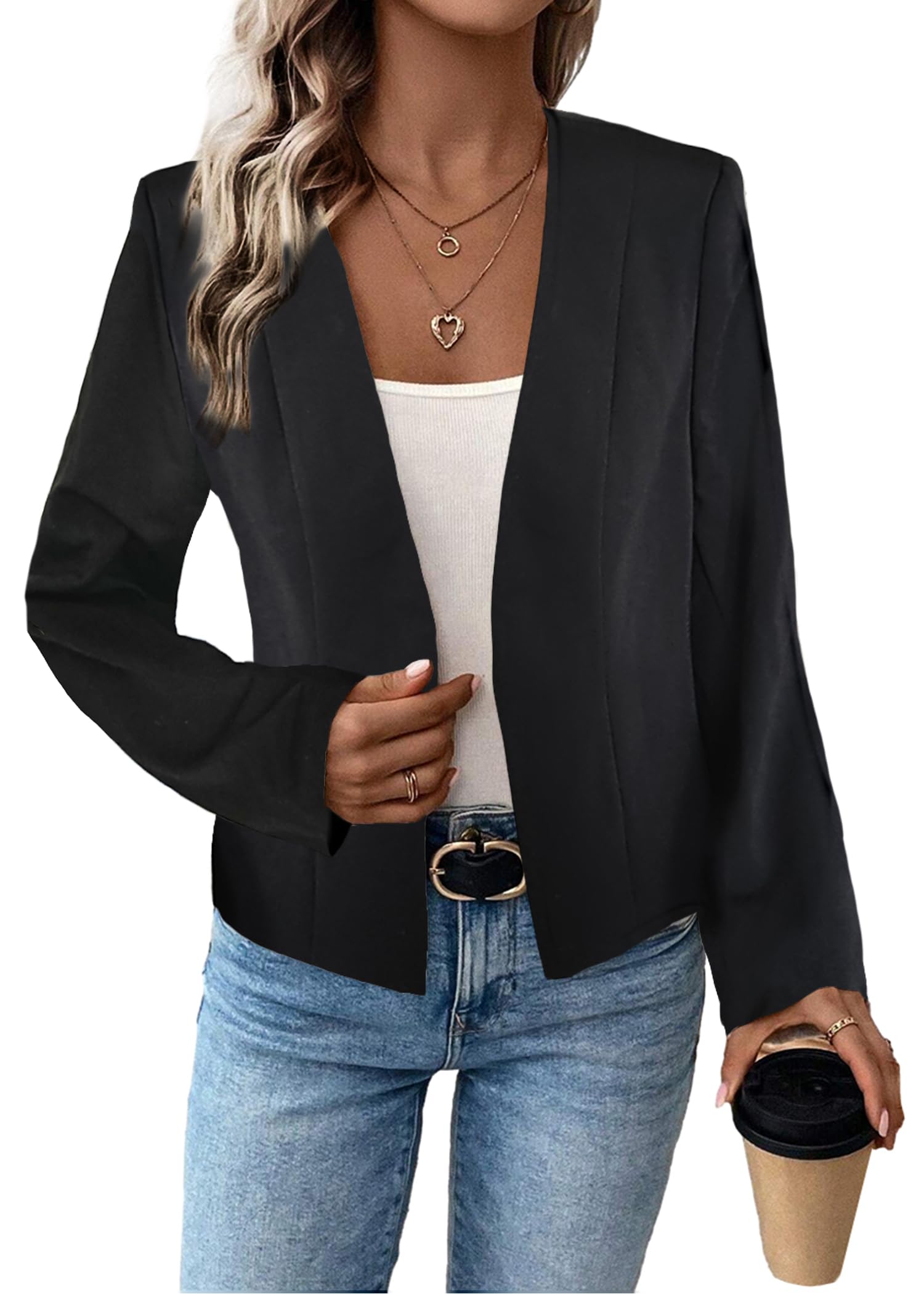 Blazers for Women Business Casual Black Work