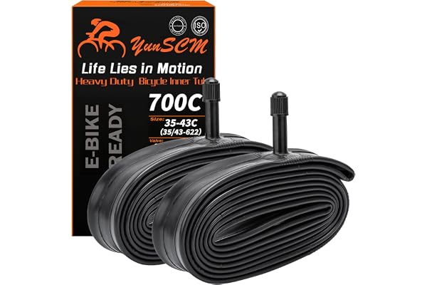 700C Heavy Duty Bike Tubes 700x35C/38C/40C/43C AV Schrader Valve（35/43-622） 700C Bicycle Tubes for 700x35C 700x36C 700x38C 70