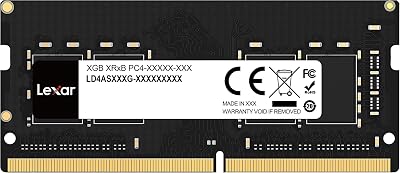 Lexar 8GB DDR4 SODIMM 3200 Laptop Memory 260-Pin LD4AS008G-B3200GSST