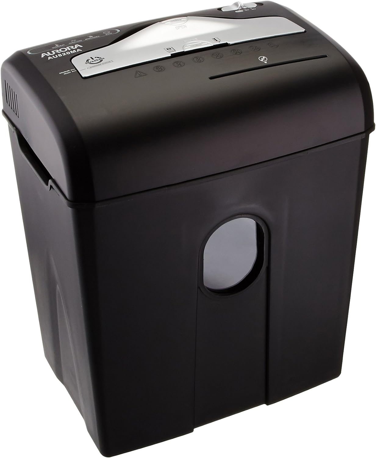 Aurora AU870MA High-Security 8-Sheet Micro-Cut Paper Credit Card Shredder Black : Electronics