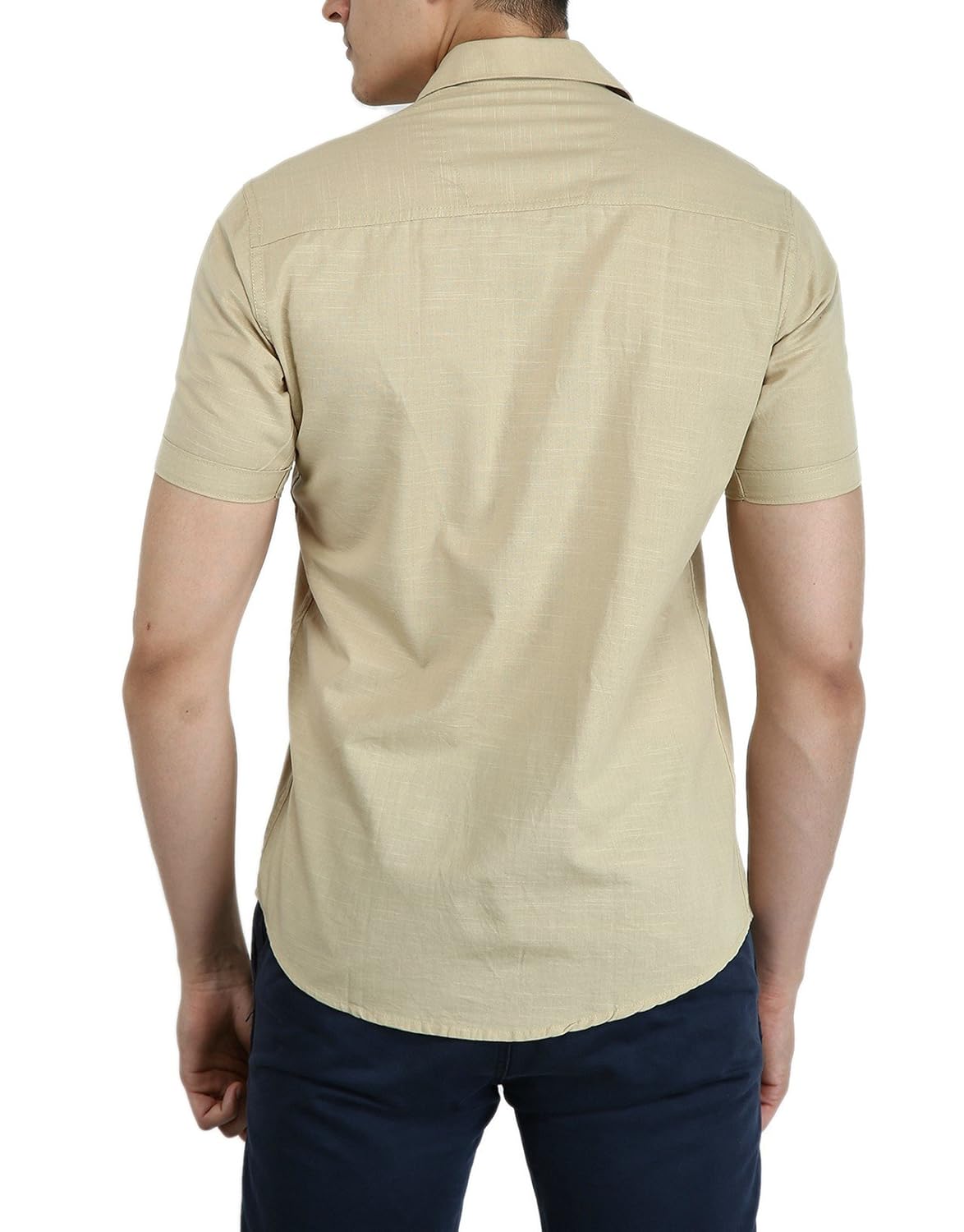 base 41 men's cottonlinen casual shirt