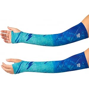QMQYJZ UPF 50+ Cooling Arm Sleeves for Outdoor Sports, 1 Pair | Lightweight breathable fabric keeps arms cool and comfortable