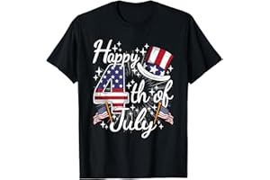 FOURTH OF JULY OUTFITS MEN WOMEN BOYS GIRLS KIDS Happy 4th Of July Patriotic American Flag USA Men Women Kids T-Shirt