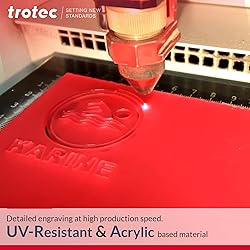 Trotec | Satin Plexiglass Sheet | 4 Pcs | Matte