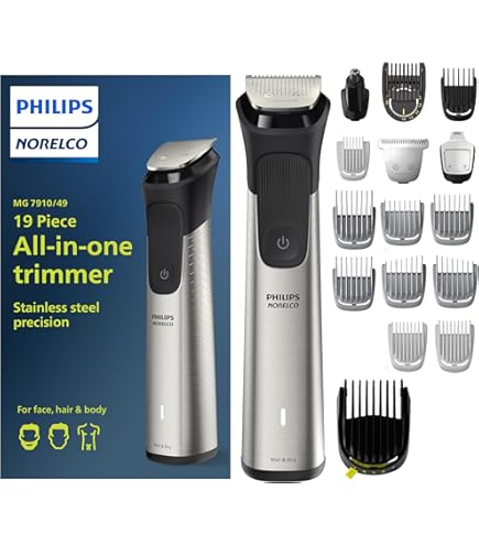 Amazon.com: Norelco Philips Multigroom Series 5000 (MG5750/49) 18