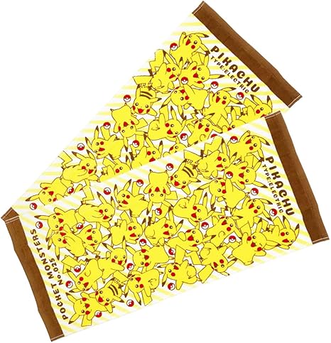 Amazon キャラクター フェイスタオル 2枚組セット タオル バス用品 キッズ 子供 男の子 女の子 大人 プレゼント ギフト 保育園 幼稚園 ポイント消化 学用品 フェイスタオル 5 ピカチュウ ストライプ フェイスタオル ホーム キッチン オンライン通販