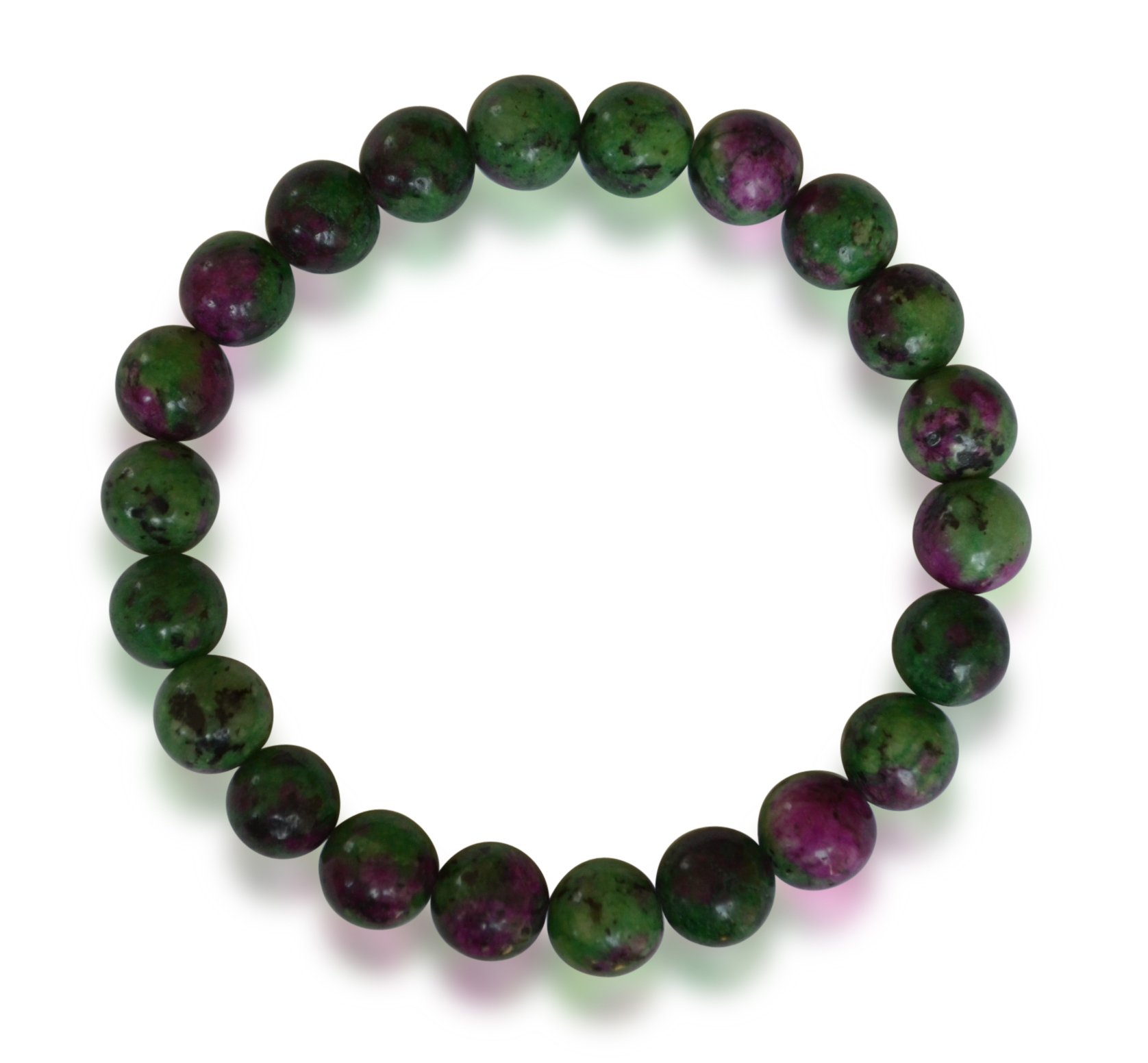 Vifaleno Ruby in Zoisite Bracelet, Natural, Round, 6mm