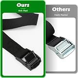 RIO Direct Ratchet Tie Down Straps 4 Pack 5M x 25mm Heavy Duty view 3