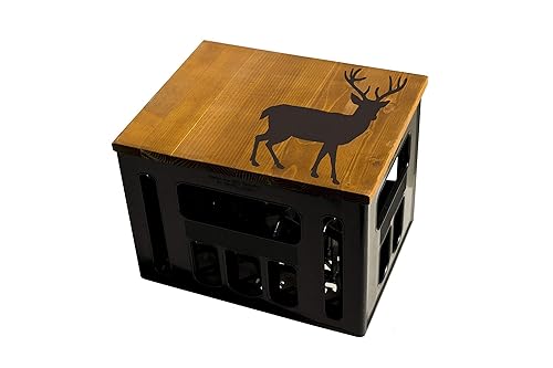 Geschenkidee Geburtstagsgeschenk Bierkastensitz Bierkistensitz Sitzauflage Bierkiste Bierkasten Sitz Hocker Holz Handmade Hip