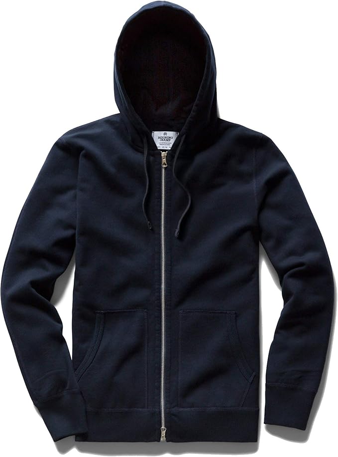 Amazon Co Jp レイニングチャンプ Reigning Champ フルジップパーカー Lightweight Terry Rc 3543 Navy M 服 ファッション小物
